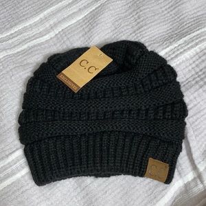 C.C beanie, black, NWT
